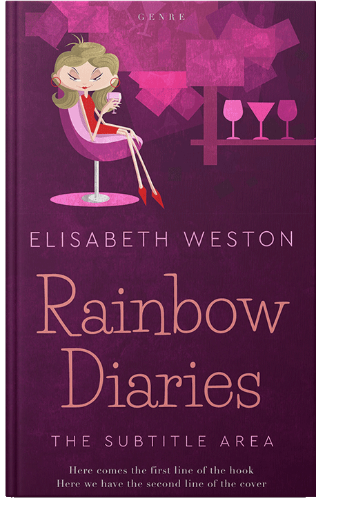 Front view of Loulou #24033 - Premade Romance Book Cover