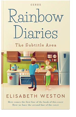 Pre Made Book Cover Coconut Cream