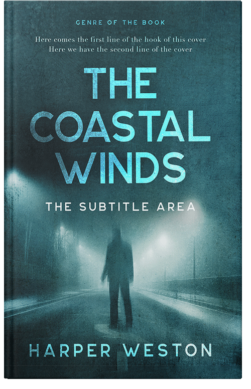 Front view of Blue Dianne #24042 - Premade Mystery & Thriller & Suspense Book Cover