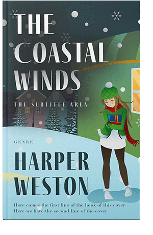 Pre Made Book Cover Jagged Ice