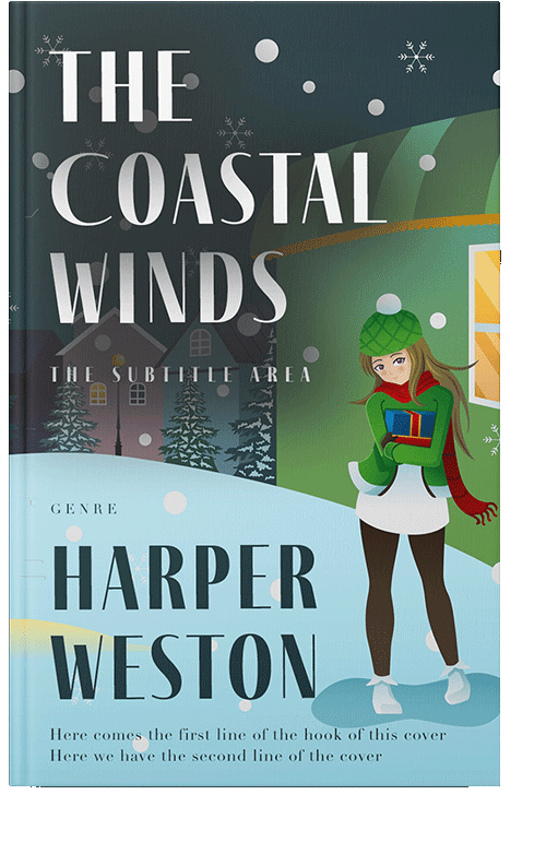 Front view of Jagged Ice #24052 - Premade Teen & Young Adult Book Cover