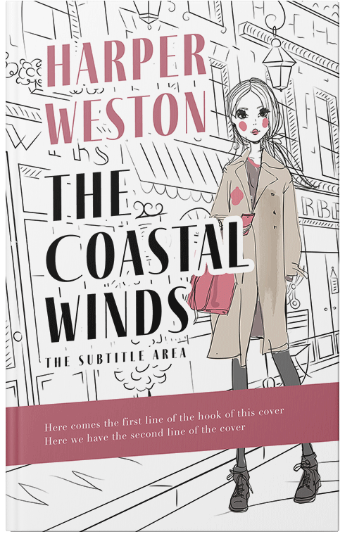 Front view of Premade Teen & Young Adult Book Cover - Turkish Rose