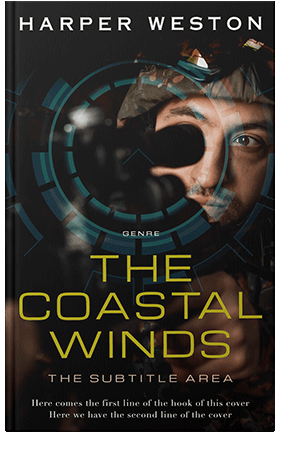 Pre Made Book Cover Cod Gray