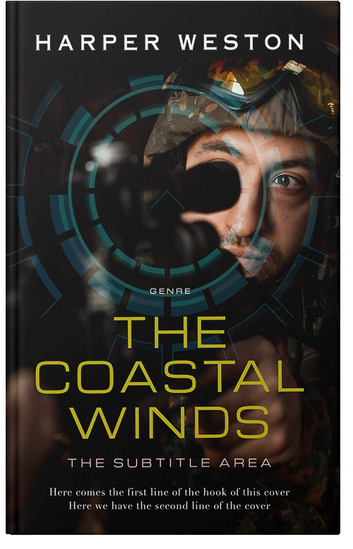 Front view of Cod Gray #24067 - Premade Mystery & Thriller & Suspense Book Cover