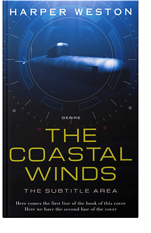 Pre Made Book Cover Ebony