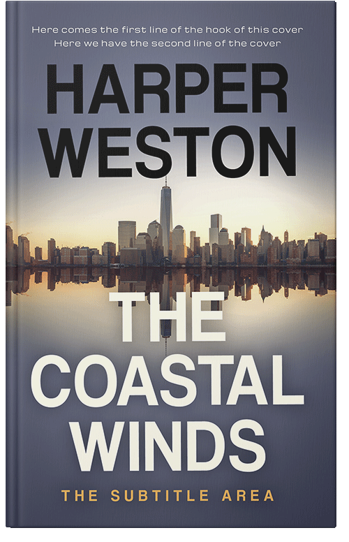 Front view of Premade Mystery & Thriller & Suspense Book Cover - Mid Gray