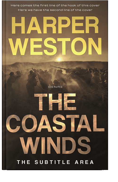 Front view of Bistre #24081 - Premade Historical Book Cover