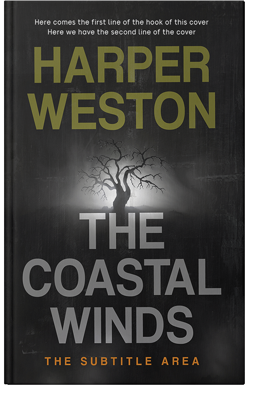 Front view of Cod Gray #24093 - Premade Horror Book Cover