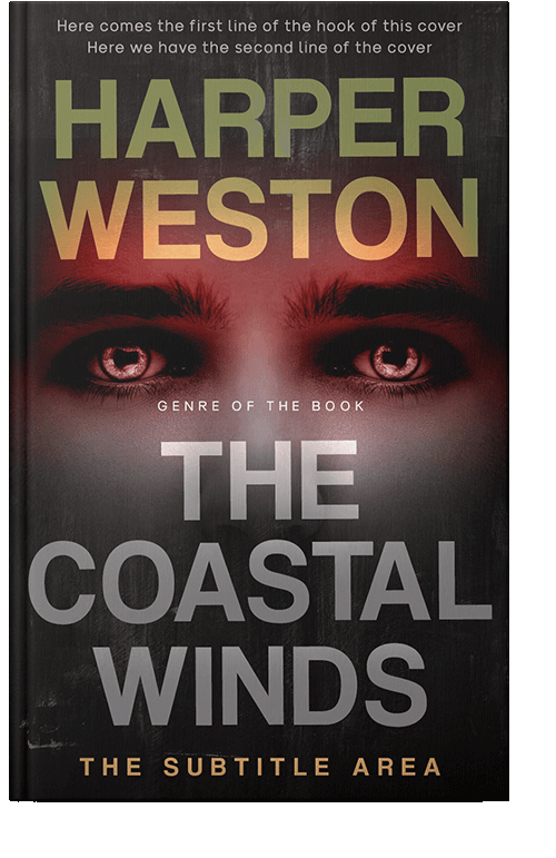 Front view of Cocoa Brown #24097 - Premade Horror Book Cover