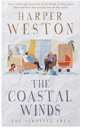 Pre Made Book Cover Athens Gray