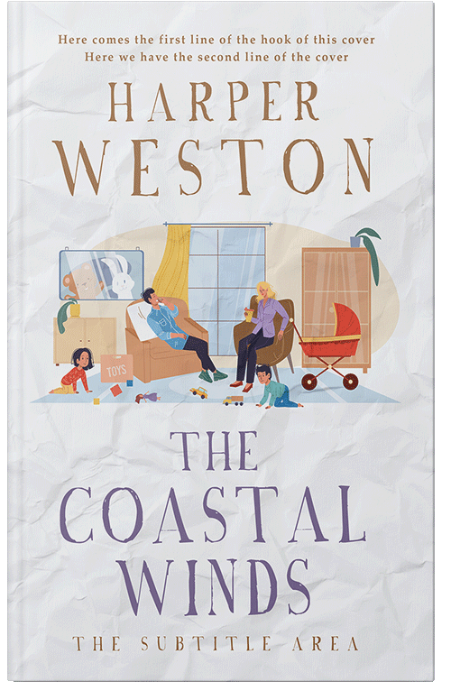 Front view of Athens Gray #24101 - Premade Health & Mind & Body Book Cover