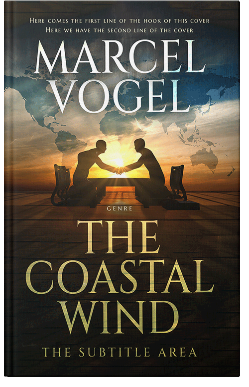 Front view of Premade Business Book Cover - Tan