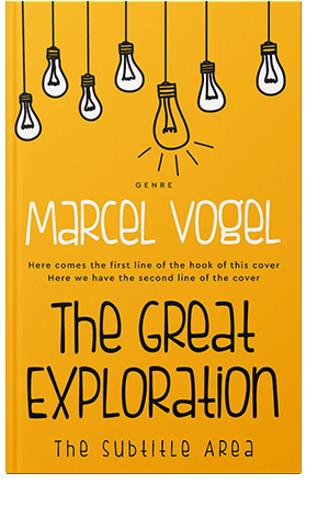 Pre Made Book Cover Selective Yellow