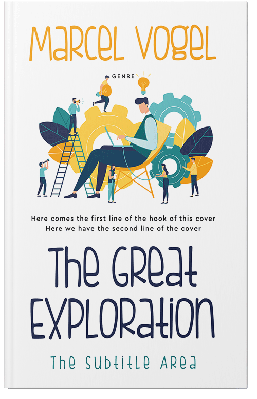 Front view of Premade Business Book Cover - Tasman