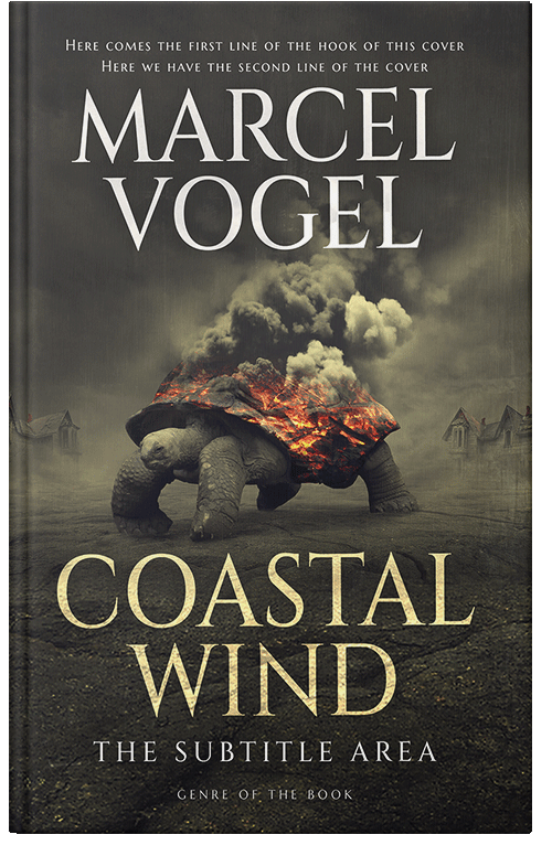 Front view of Premade Apocalyptica Book Cover - Dune