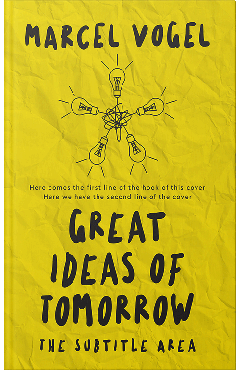 Front view of Premade Self-Improvement & Self-Help Book Cover - Corn