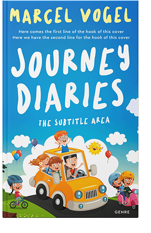 Pre Made Book Cover Cerulean