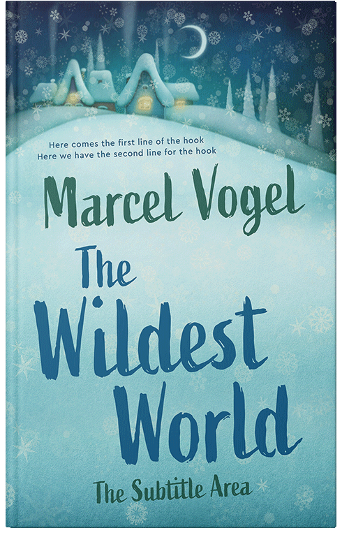 Front view of Aqua Island #24158 - Premade Surreal Book Cover