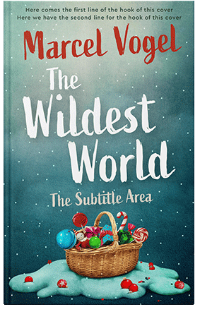 Pre Made Book Cover Smalt Blue