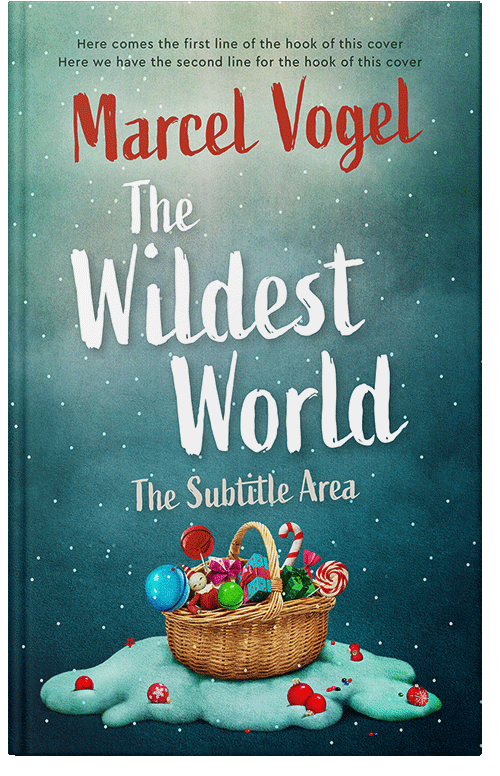 Front view of Smalt Blue #24159 - Premade Fantasy Book Cover