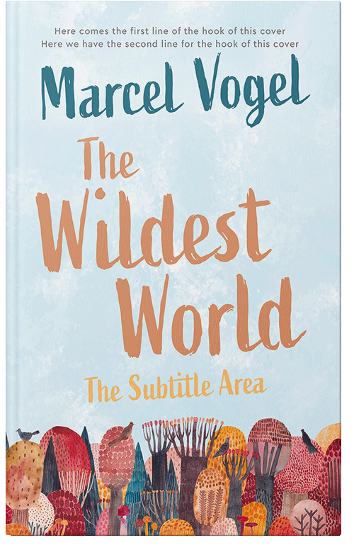 Front view of Premade Literary Fiction Book Cover - Catskill White