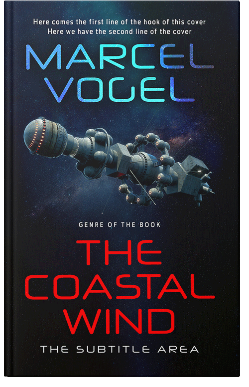 Front view of Premade Science Fiction Book Cover - Ebony