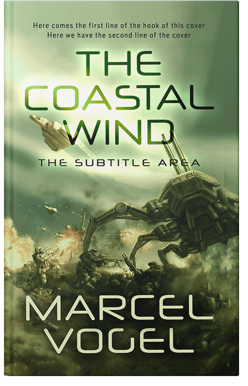 Front view of Woodland #24176 - Premade Science Fiction Book Cover