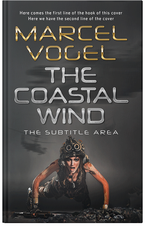 Front view of Mine Shaft #24178 - Premade Science Fiction Book Cover