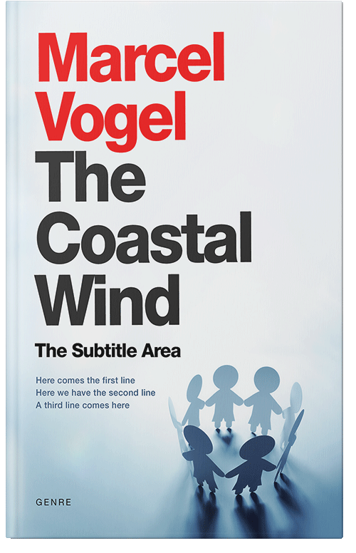 Front view of Oxford Blue #24194 - Premade Business Book Cover