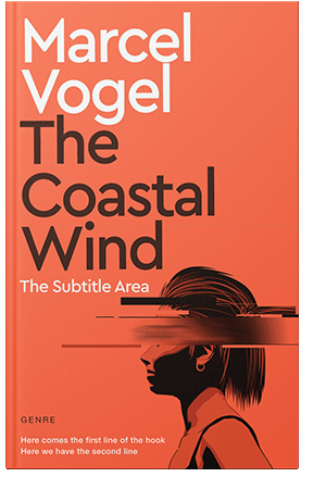 Pre Made Book Cover Persimmon