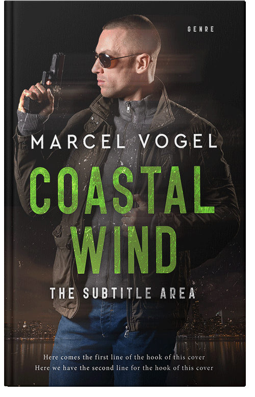 Front view of Cod Gray #24226 - Premade Mystery & Thriller & Suspense Book Cover