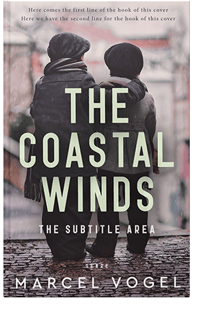 Pre Made Book Cover Silver Rust