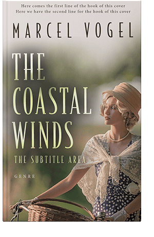 Pre Made Book Cover Pale Oyster