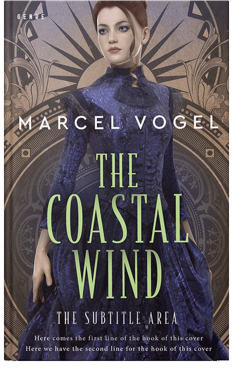 Front view of Blackcurrant #24242 - Premade Historical Book Cover