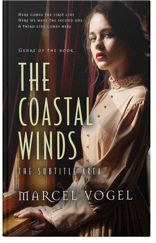 Front view of Premade Romance Book Cover - Akaroa