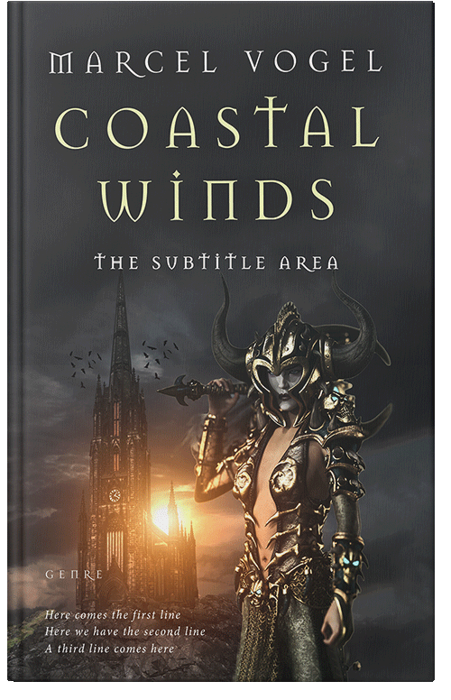 Front view of Mine Shaft #24262 - Premade Fantasy Book Cover