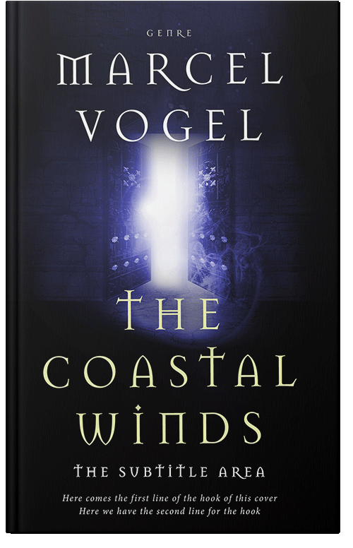 Front view of Premade Fantasy Book Cover - Ebony