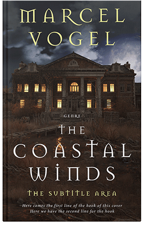 Pre Made Book Cover Cocoa Brown