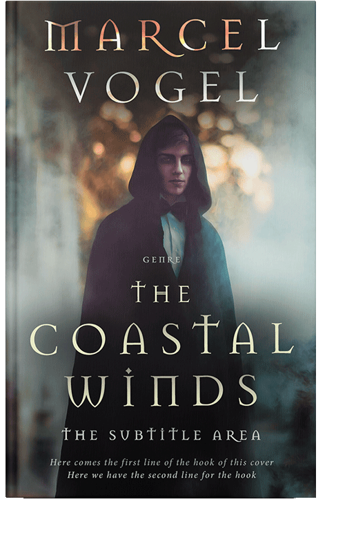 Front view of Thunder #24284 - Premade Horror Book Cover