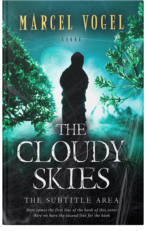 Front view of Timber Green #24294 - Premade Horror Book Cover