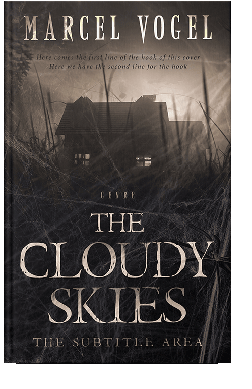 Front view of Cod Gray #24296 - Premade Horror Book Cover