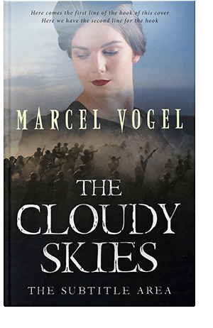 Pre Made Book Cover Pale Slate