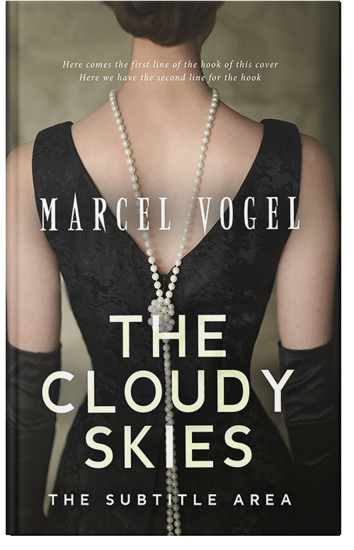 Front view of Premade Historical Book Cover - Vanilla