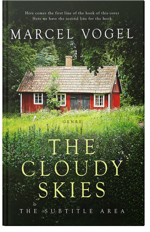 Front view of Winter Hazel #24309 - Premade Literary Fiction Book Cover