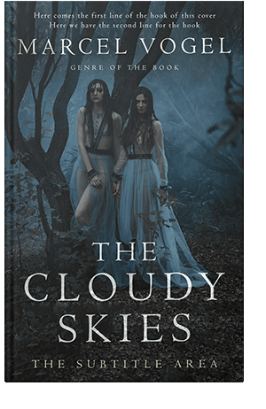 Pre Made Book Cover Outer Space