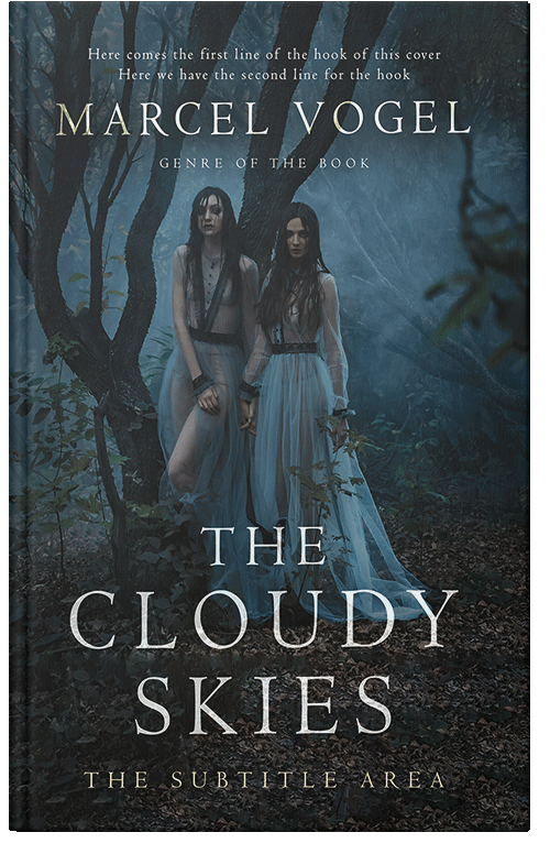 Front view of Premade Fantasy Book Cover - Outer Space