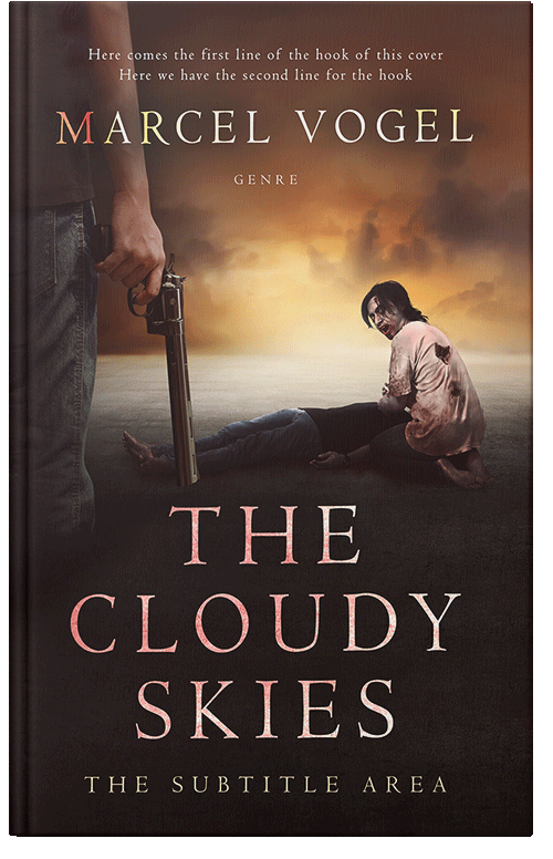 Front view of Tan #24331 - Premade Fantasy Book Cover