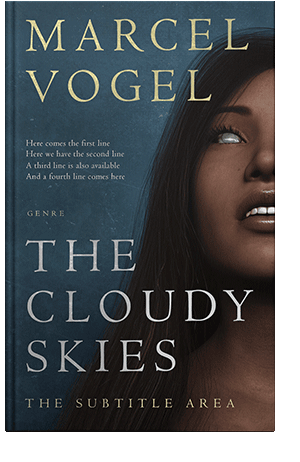 Pre Made Book Cover Outer Space