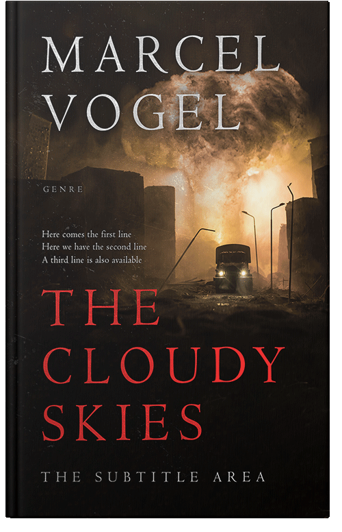 Front view of Antique Brass #24335 - Premade Apocalyptica Book Cover