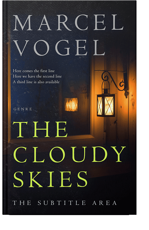 Front view of Cinder #24338 - Premade Horror Book Cover